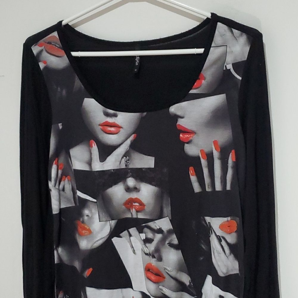 EDISTA Medium Black Long Sleeve Shirt - Picture 2 of 7